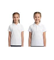 2'li T-Shirt -%100 Pamuk ve Okul Tarz- Kız Çocuk 5-16 Yaş 12727AT MODANINO