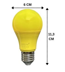 (1 Adet) Osaka 10W Sarı Işık E27 Duylu (Kalın Duy) Led Ampul