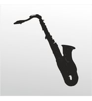 Folyo Sticker Klarnet 40cm Uzunluk (Karışık)