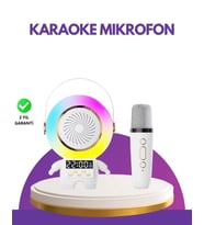 Karaoke Özellikli Astronot Bluetooth Hoparlör Kablosuz Mikrofonlu