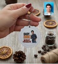 Kişiye Özel Karikatürlü Babaya Hediye Daddy Cool Anahtarlık Babalar Günü Hediyesi