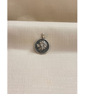 LİON 925 AYAR GÜMÜŞ ERKEK KOLYE