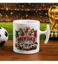 BK Gift Meksika Taraftar Temalı Dünya Futbol Kupası Tasarımlı Hammer Kupa Bardak