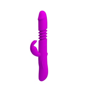 OdinsShop USB Şarjlı 3 Yönlü Titreşimli Klitoris Uyarıcılı Tavşan Vibratör