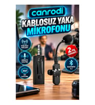 2.4 GHz Kablosuz Yaka Mikrofonu – Bluetooth 5.2, Gürültü Azaltma ve 360° Ses Algılama
