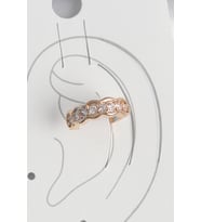 Pirinç Gold Renk Zirkon Taşlı Kadın Kıkırdak Küpe 5886 - HPSBYI5137-7000