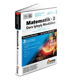 Aydın Yayınları Ayt Matematik Üniversiteye Hazırlık Ders İşleyiş Modülleri 2.Kitap