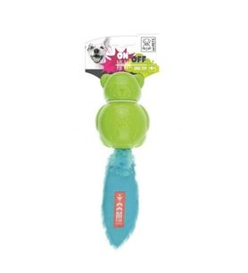 M-Pets Sesli Teddy Kauçuk Köpek Oyuncağı 30cm (Yeşil)