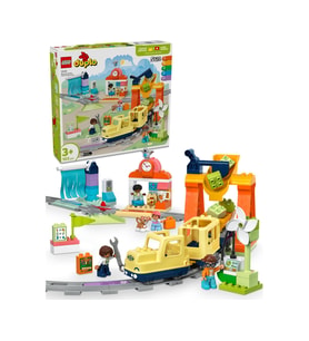 ® DUPLO® Büyük İnteraktif Mahalle Treni 10428 - 3 Yaş & Üzeri Çocuklar için Eğitici Oyuncak Yapım Se