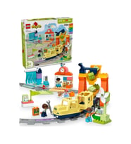 ® DUPLO® Büyük İnteraktif Mahalle Treni 10428 - 3 Yaş & Üzeri Çocuklar için Eğitici Oyuncak Yapım Se