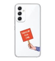 Samsung Galaxy S23 FE Uyumlu Psikolojim İflas Etmiş Tasarımlı Şeffaf Telefon Kılıfı