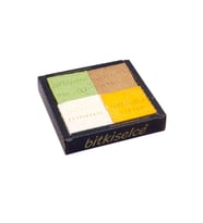 Bitkiselce Doğal Mucize Yağlar Serisi Zeytinyağı Bıttım Defne Argan Sabunu Cilt Problemlerine Etkili 450 gr. 4 kalıp sabun