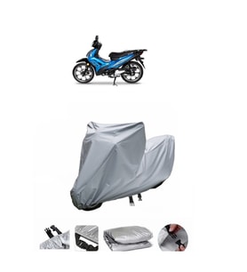 Falcon Master 50  Gri Motosiklet Brandası ARKA ÇANTA UYUMLU DEĞİLDİR