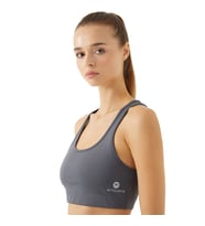 Activera® Göğüs Destekli Gri Kadın Spor Sütyen