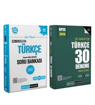 Pegem Yayınları 2026 KPSS Türkçe Soru Bankası ve Deneme Seti 2 Kitap