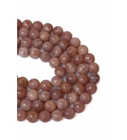 10 MM Faset Kesim Güneş Taşı Dizi (Turuncu)