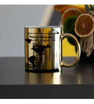 İnşaat Mühendisine Hediye Gold Kupa Bardak 001