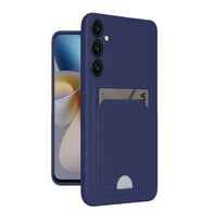 Samsung Galaxy A16 5G Kılıf Kelvin Kartvizitli Silikon - Lacivert