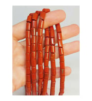 Bileklik Boy Jasper Taşı Silindir Kesim 5.5x7.5mm Yarım Dizi (49328) (18CM UZUNLUĞUNDADIR)