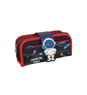 Petityu Astronot Şirin Büyük Kapasiteli Kalem Kutusu (Lacivert)