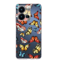PrintiFy Vivo Y35 ile Uyumlu Water Color 2  Kamera Korumalı Şeffaf  Kılıf