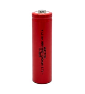 WT-14500 1200mAh 3.7V Li-ion Şarj Edilebilir Pil - Kırmızı