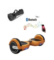 Smart Store Hoverboard Elektrikli Kaykay Bluetooth Hoparlörlü 6.5 Inch Çanta Hediyeli (Gold)