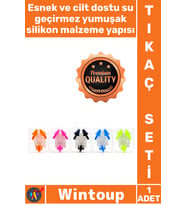 #Tıkaç Havuz Deniz Yüzme Su Sporları Kutulu Yumuşak Su Geçirmez Silikon Renkli Kulak Burun Tıkacı