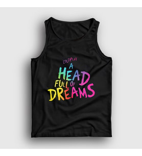 Presmono Unisex Siyah A Head Full Of Dreams Coldplay Atlet 468438tt