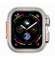 Apple Watch 44mm to Apple Watch Ultra 49mm Uyumlu Kasa Dönüştürücü Zore Watch Gard 33 (Koyu Gri)