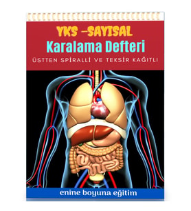 Spiralli Karalama Defteri – YKS – Sayısal (Teksir Kağıtlı)
