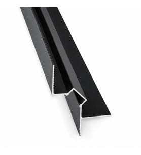 DL7962B ShadowZ Gizli Işık (İndirekt) LED Profil Siyah Kasa 2 Metre Sıva Üstü Alüminyum LED Kanal 79x62.7 mm COB Şerit Uyumlu Mimari Gizli Aydınlatma Profili