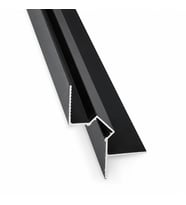 DL7962B ShadowZ Gizli Işık (İndirekt) LED Profil Siyah Kasa 2 Metre Sıva Üstü Alüminyum LED Kanal 79x62.7 mm COB Şerit Uyumlu Mimari Gizli Aydınlatma Profili