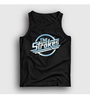 Presmono Unisex Siyah Logo Müzik The Strokes Atlet 522518tt