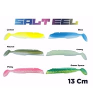 Fujin Salt Eel Body 13cm x3 Silikon Yem Gövde 032 - Blue
