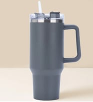 Pipetli Çelik Termos 1180 ml (Gri)