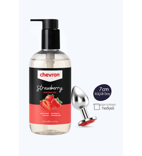 Su Bazlı Natural Çilek Kayganlaştıcı Jel 2'li Set - Tıkaç Çelik Plug