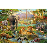 Ravensburger Puzzle, Savanna, 200 Parça (Krem)