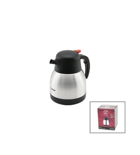 1LT  304 ÇELİK TERMOS INOX SERİSİ 12 SAAT SICAK - 24 SAAT SOĞUK ÇİFT CONTALI KAPAK CKR-2035 (5343)