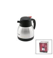 1LT 304 ÇELİK TERMOS INOX SERİSİ 12 SAAT SICAK - 24 SAAT SOĞUK ÇİFT CONTALI KAPAK CKR-2035 (5343)