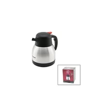 1LT  304 ÇELİK TERMOS INOX SERİSİ 12 SAAT SICAK - 24 SAAT SOĞUK ÇİFT CONTALI KAPAK CKR-2035 (5343)