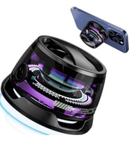 EtaShop Manyetik RGB Mini Bluetooth Hoparlör Telefon Tutuculu 5W Stereo Ses IPX5 Su Geçirmez