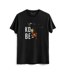Kobe Bryant Baskılı Çocuk Siyah Tshirt 