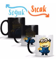Minion Sihirli Kupa Bardak Porselen