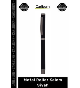 Özel Üretim Lüks Promosyon Kurumsal Ofis Hediyelik Şık Tasarım Kaliteli Metal Roller Kalem Siyah