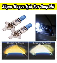 H1 Beyaz Işık Far Ampulü 12V 100W