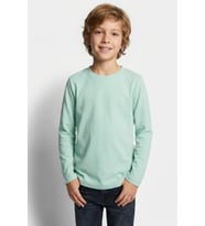 Breeze Erkek Çocuk Uzun Kollu Tişört Basic 9-14 Yaş, Su Yeşili