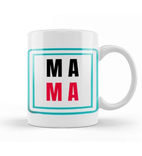Mothers Day 2021 MOM Kupa Bardak Porselen