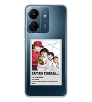 Xiaomi Redmi 13C Uyumlu Tsubasa Poster Tasarımlı Şeffaf Telefon Kılıfı