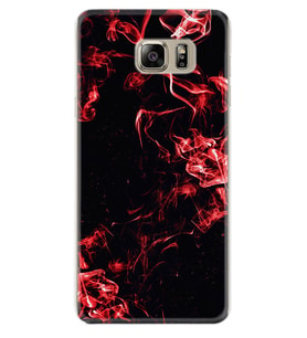 Samsung S7 Edge S20 Fe Plus Ultra S21 S22 Kılıf Boyun Askılı Silikon Red Smoke 1745
